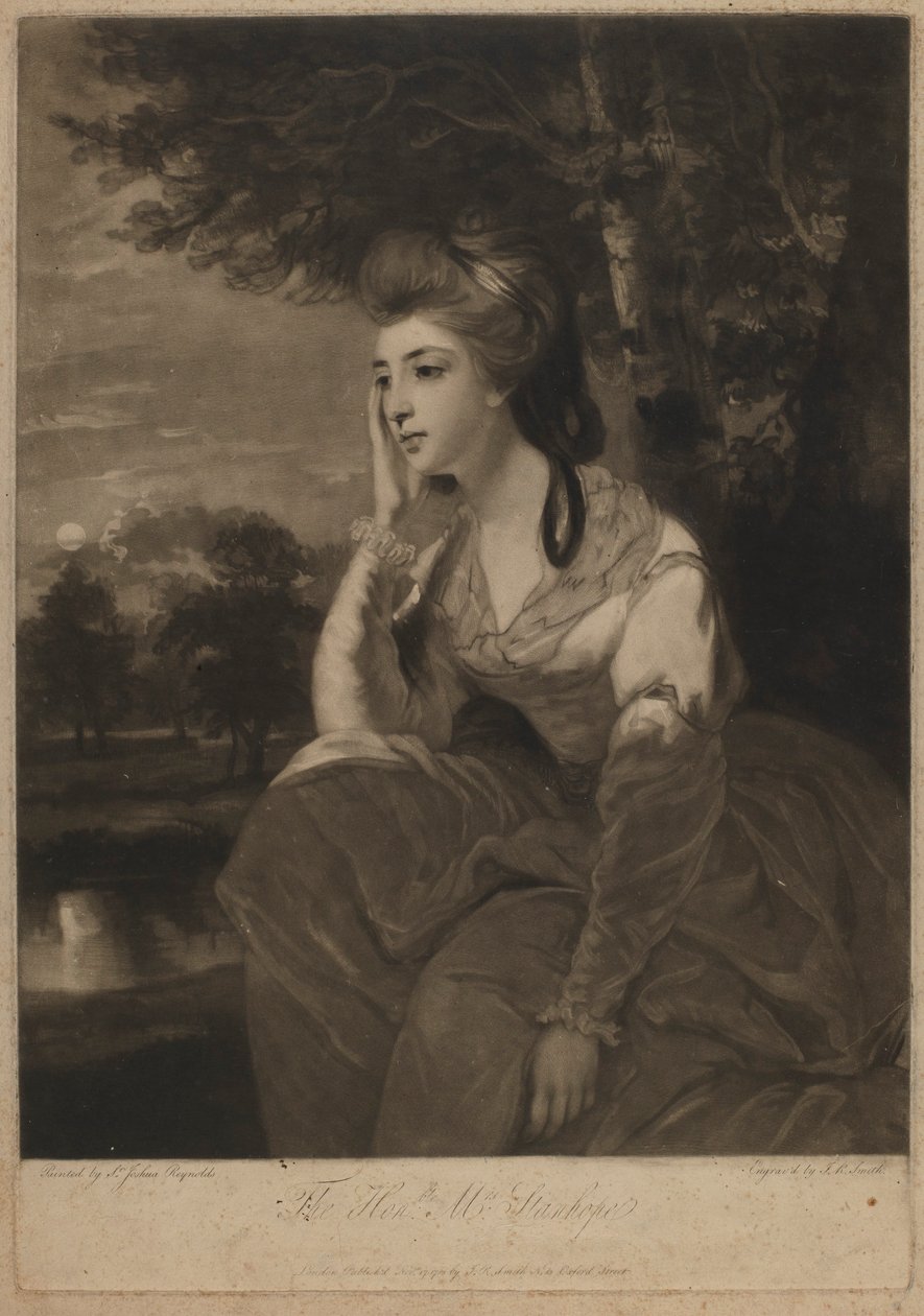 A tiszteletreméltó Mrs. Stanhope alkotó: Smith, John Raphael