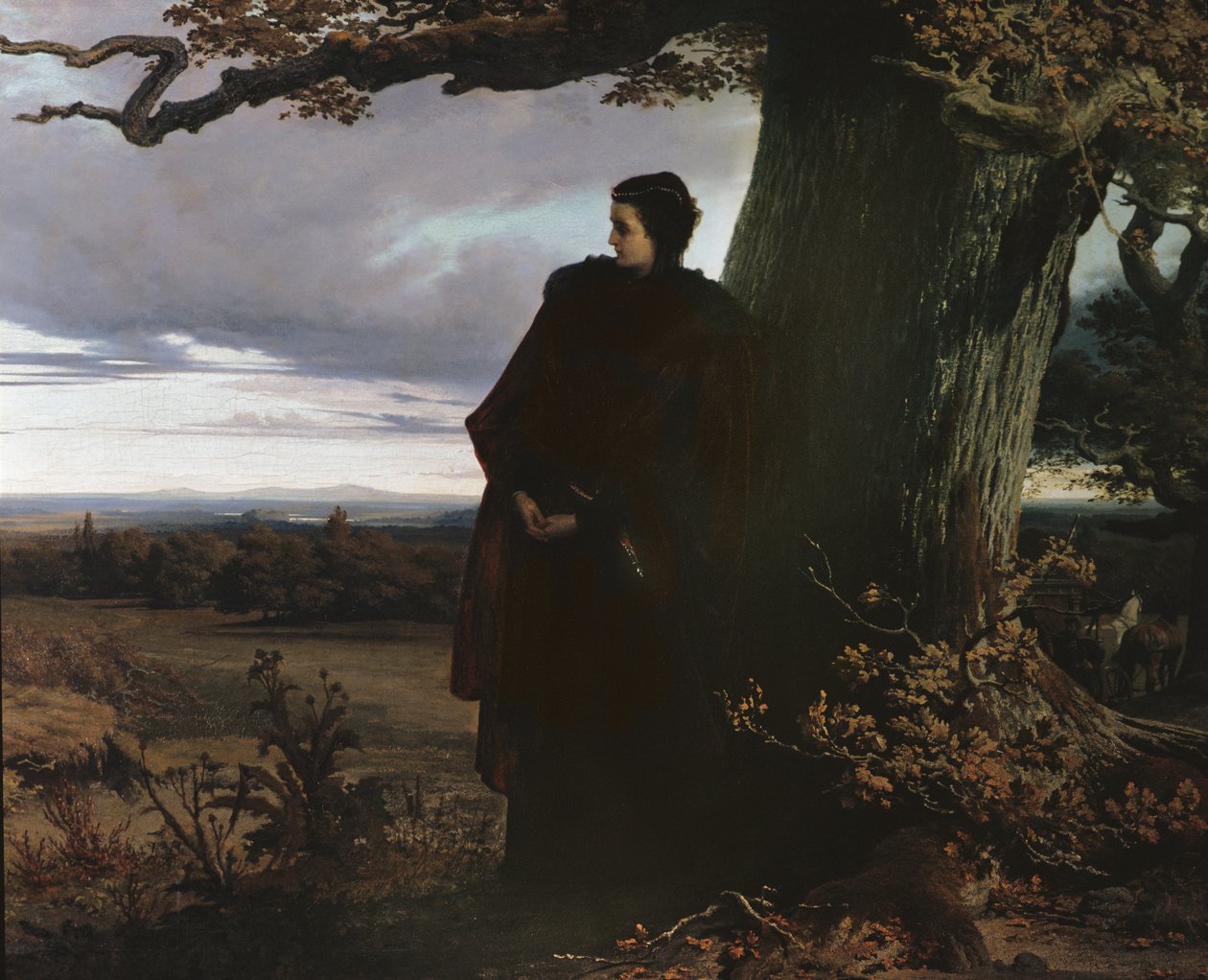 Izabella királyné búcsúja Erdélytől, 1863 alkotó: Alexander von Wagner