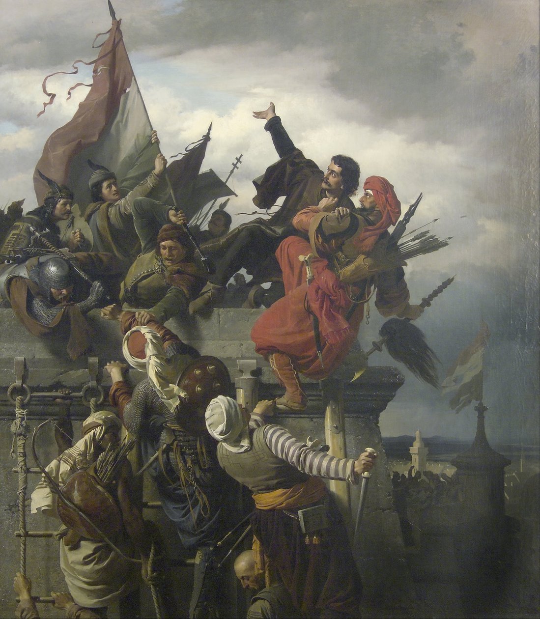 Dugovics Titusz önfeláldozása alkotó: Alexander von Wagner