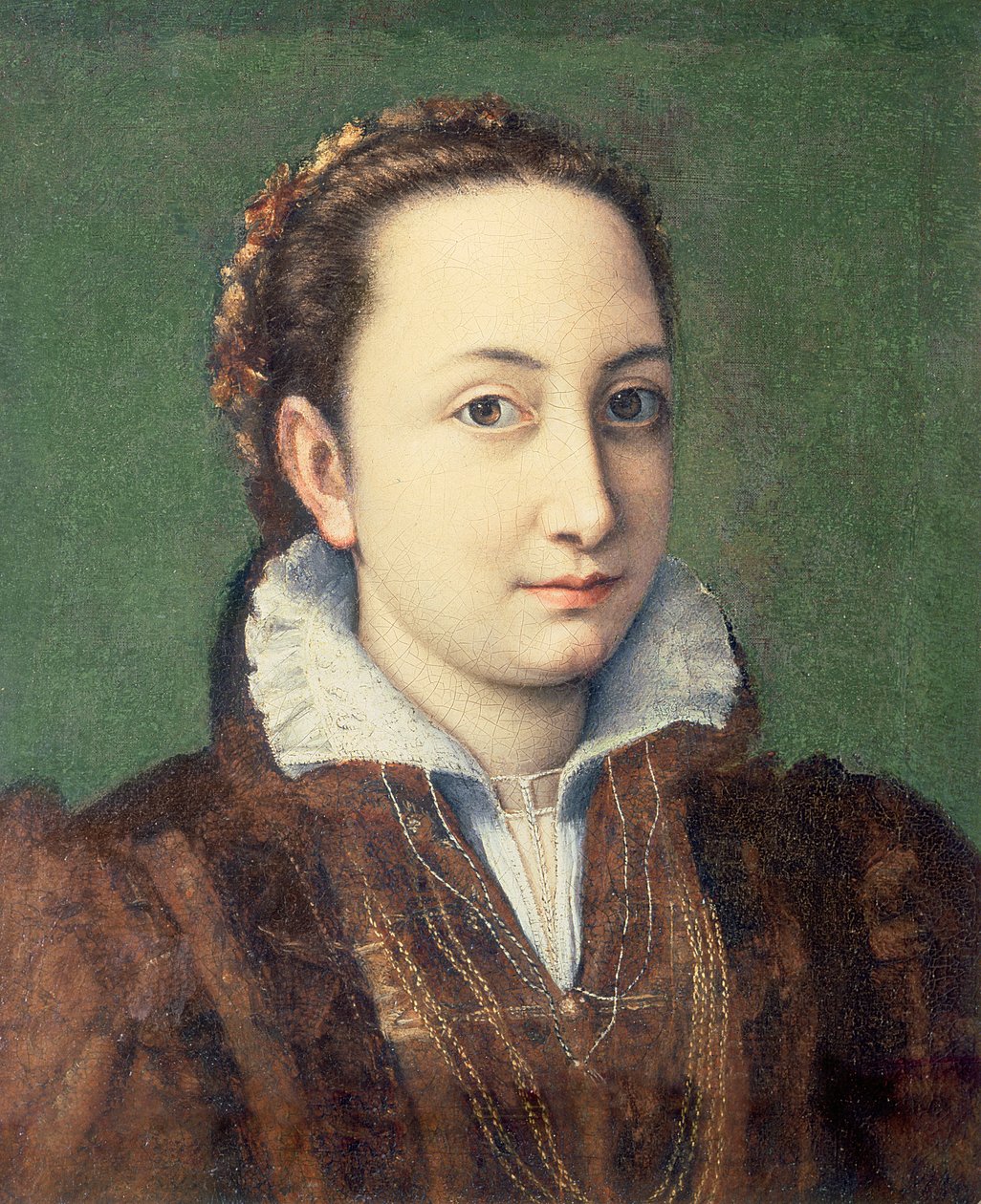 Önarckép, a spanyol királynő díszlányának öltözve, 1559 (panel) alkotó: Sofonisba Anguissola