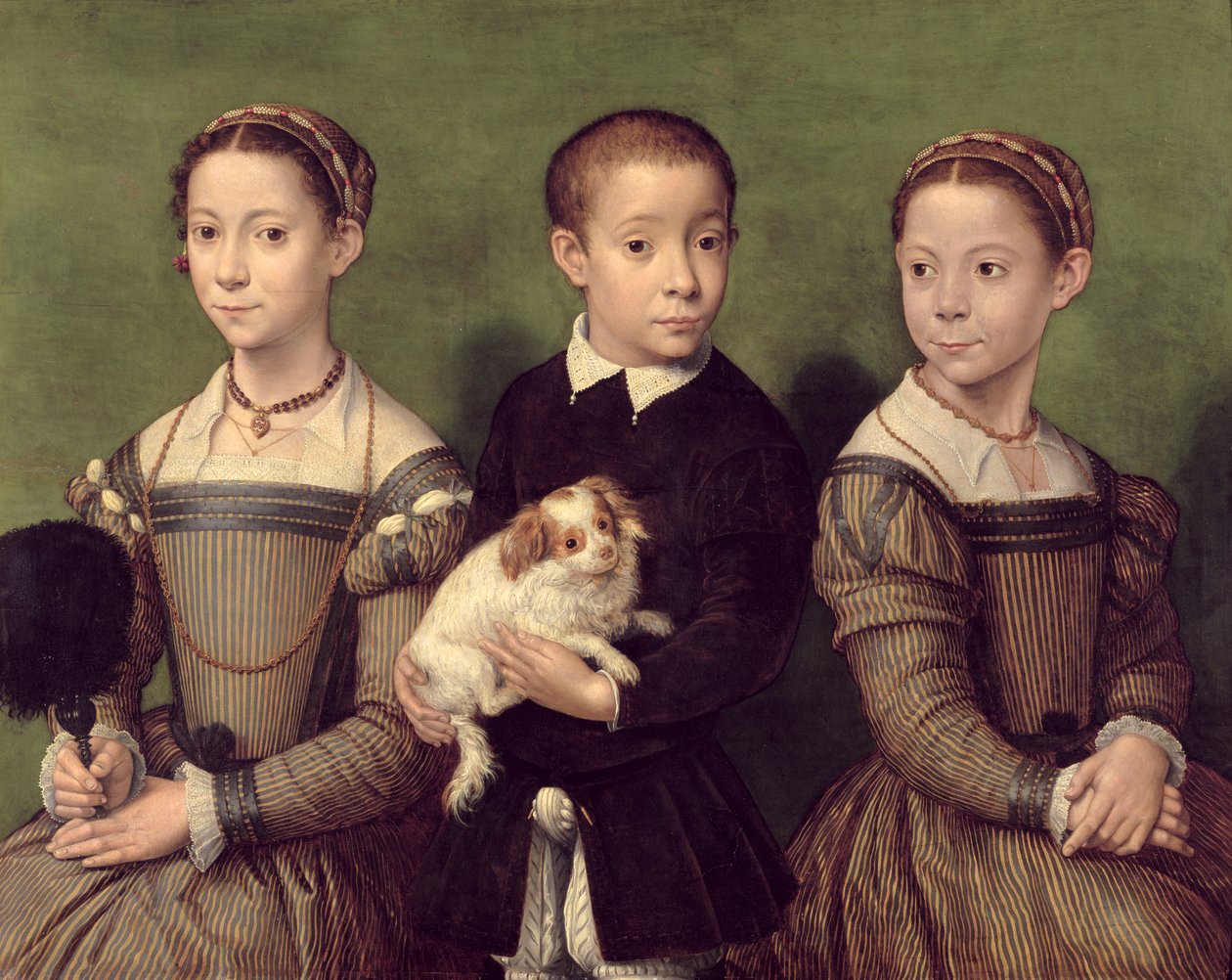 A művész két nővére és egy testvére alkotó: Sofonisba Anguissola