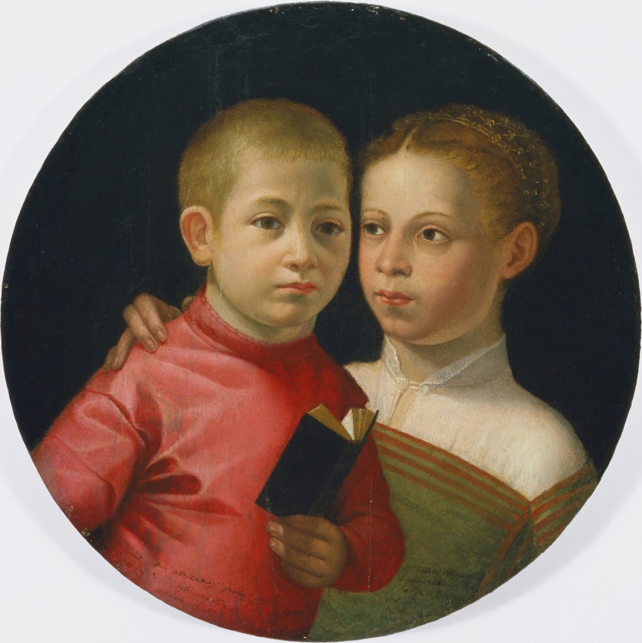 Egy fiú és egy lány kettős portréja az Attavanti családból alkotó: Sofonisba Anguissola
