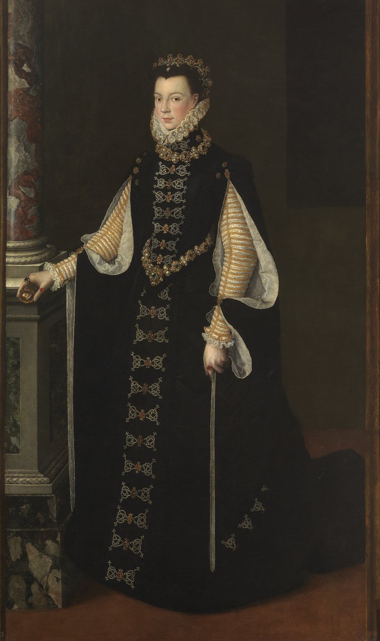 Valois Erzsébet 1545-1568, Spanyolország királynője, 1561-1565 alkotó: Sofonisba Anguissola