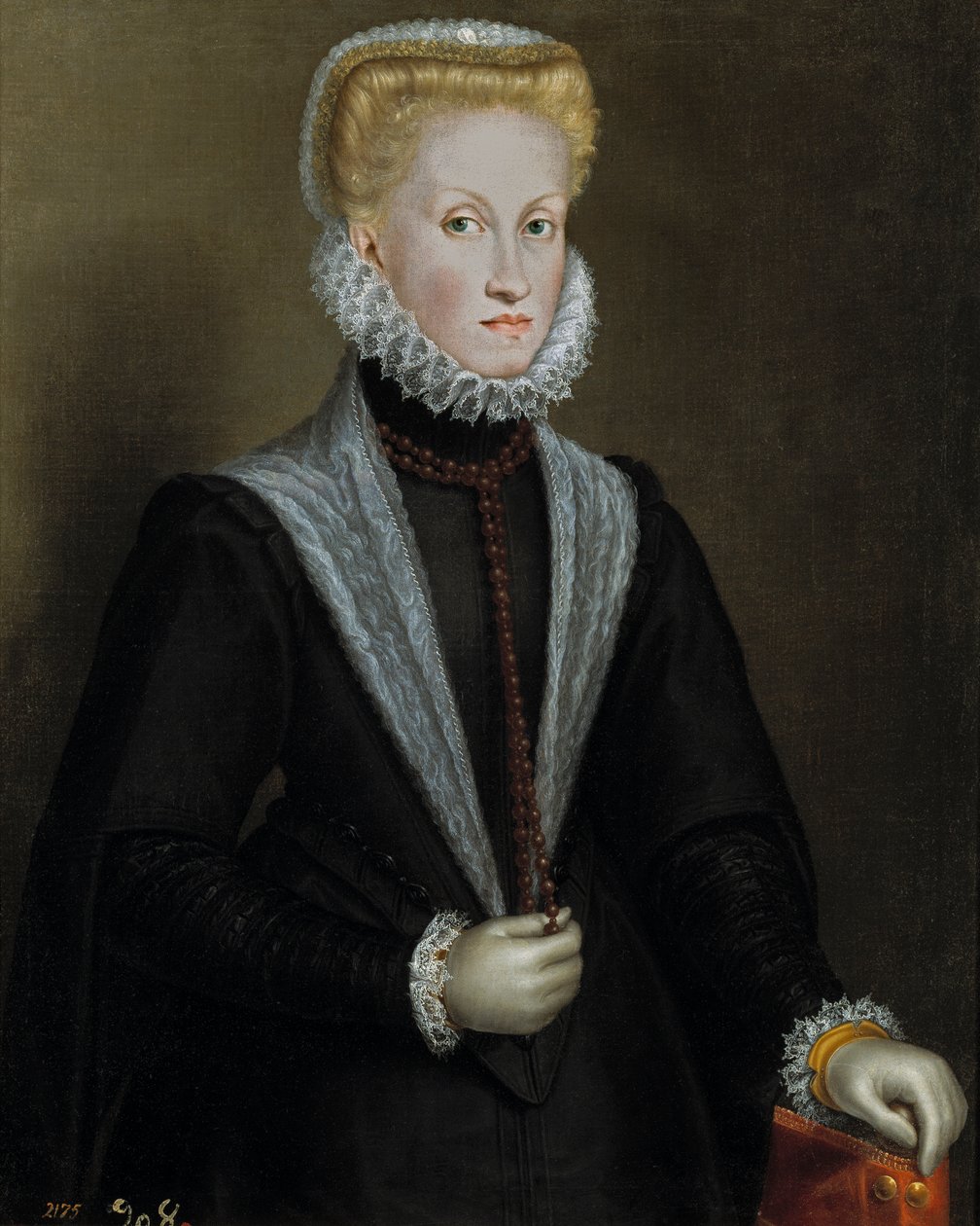 Osztrák Anna portréja (1549-1580) alkotó: Sofonisba Anguissola
