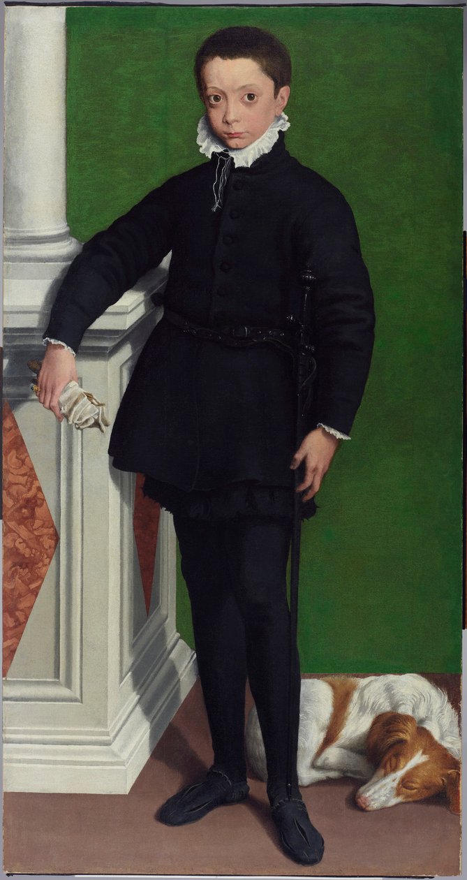 Massimiliano Stampa márki portréja alkotó: Sofonisba Anguissola