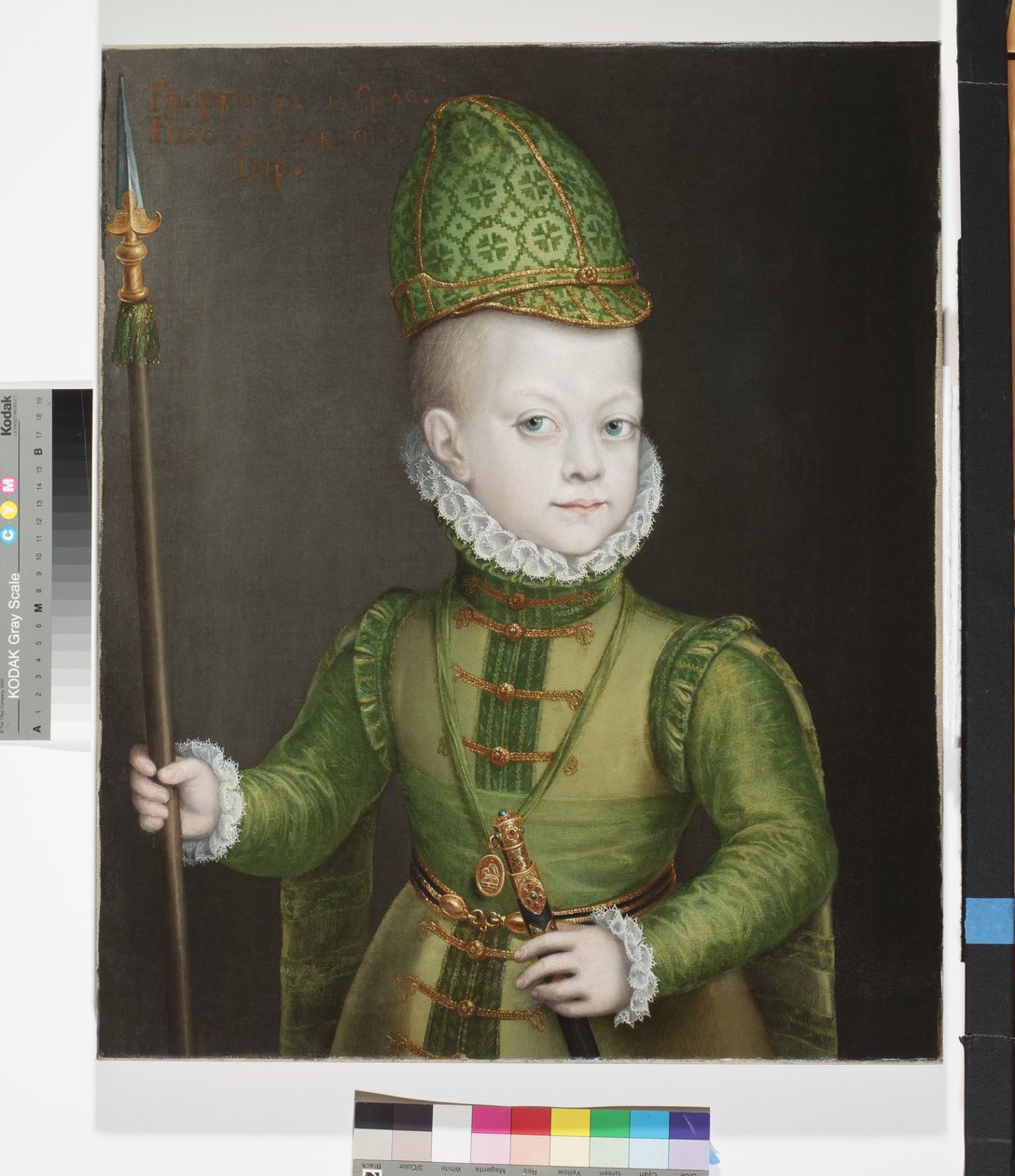 Egy fiú portréja a spanyol udvarban, 1565-70 körül alkotó: Sofonisba Anguissola