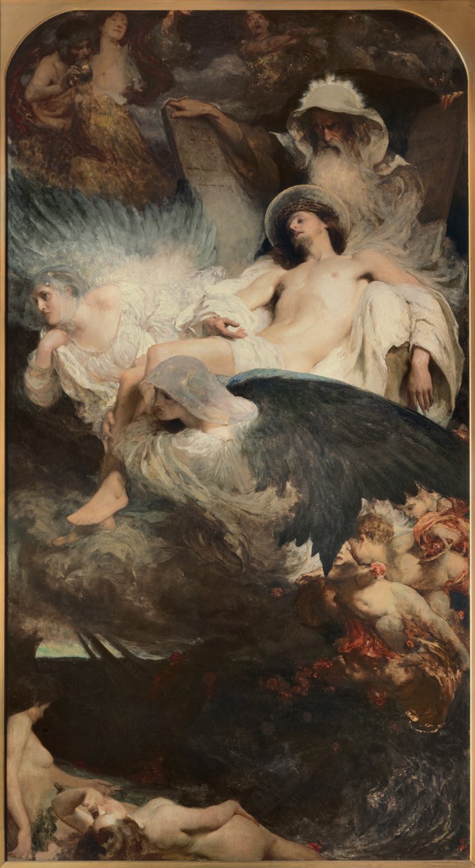 Egy allegória, 1904 alkotó: Solomon Joseph Solomon