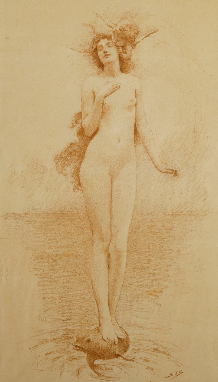 Tanulmány a szerelem születéséről, alkotó: Solomon Joseph Solomon