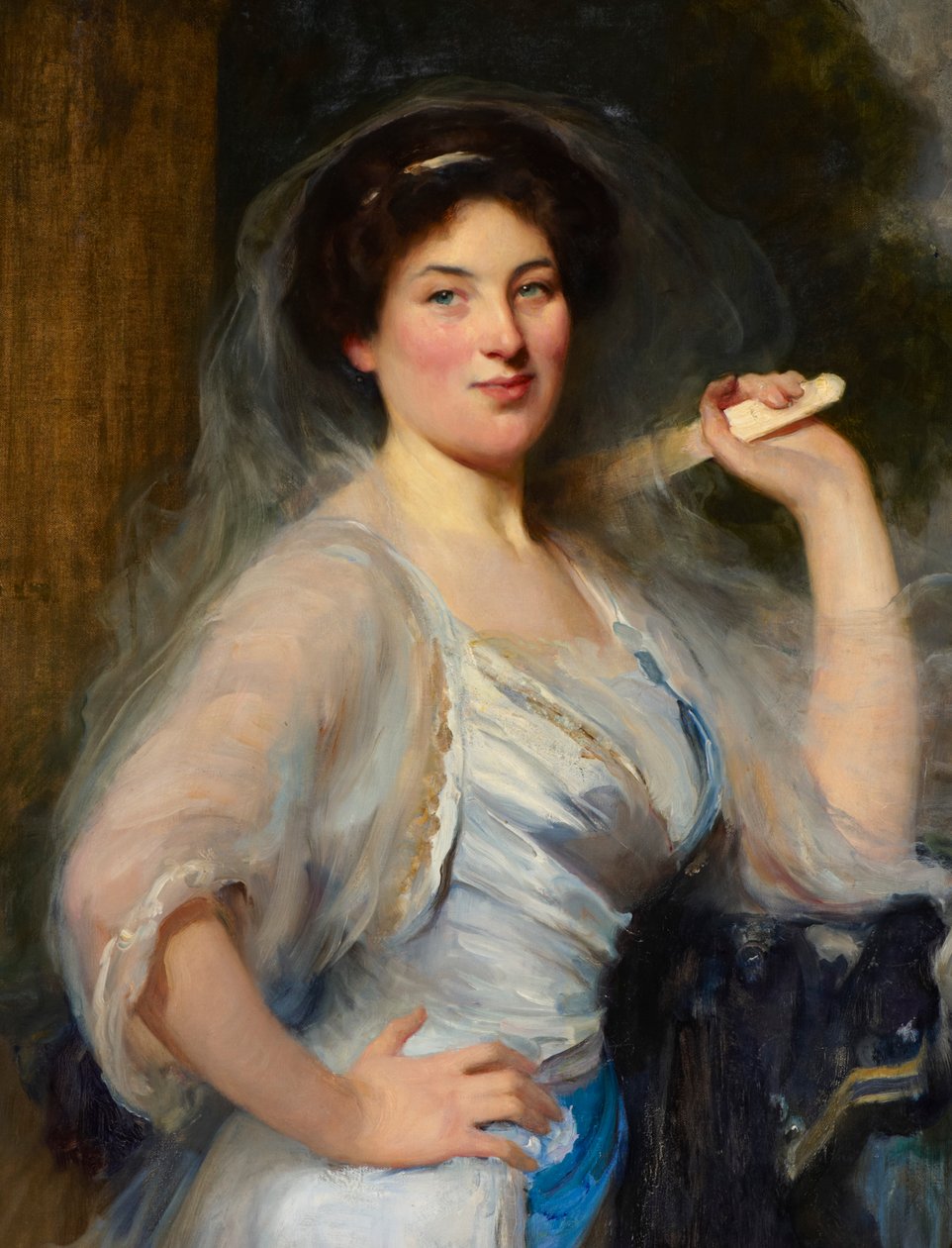 Gertrude Salaman, a művész unokahúgának portréja (olaj, vászon) alkotó: Solomon Joseph Solomon