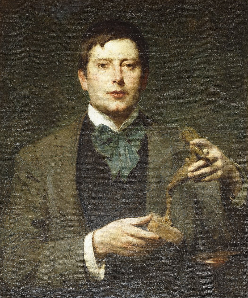 George Frampton szobrász portréja alkotó: Solomon Joseph Solomon