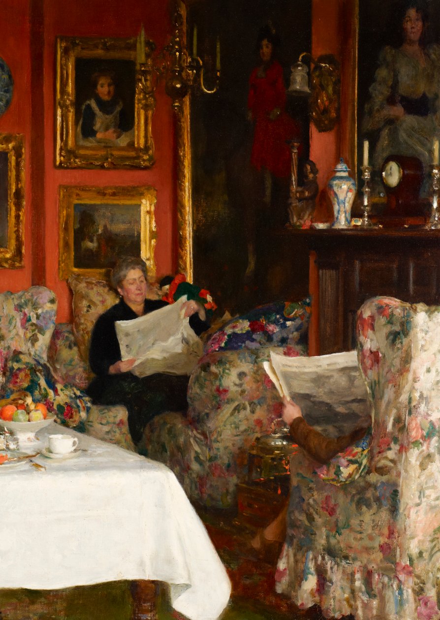 A reggelizőasztal alkotó: Solomon Joseph Solomon
