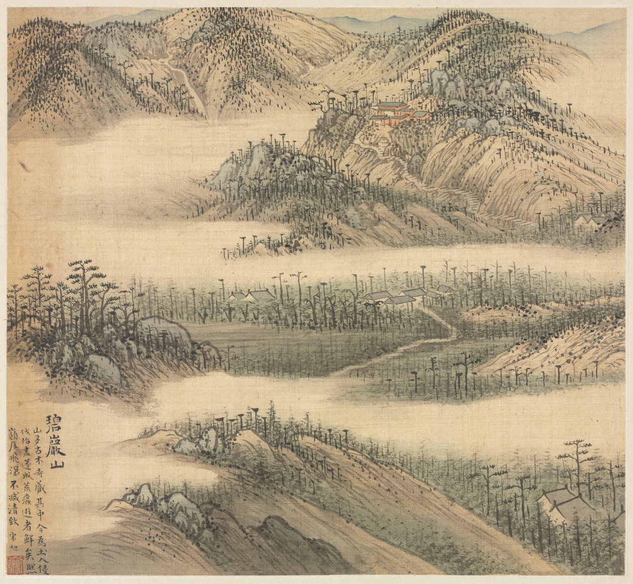 Mt. Biyan Green Cliff, 1500s. alkotó: Song Xu