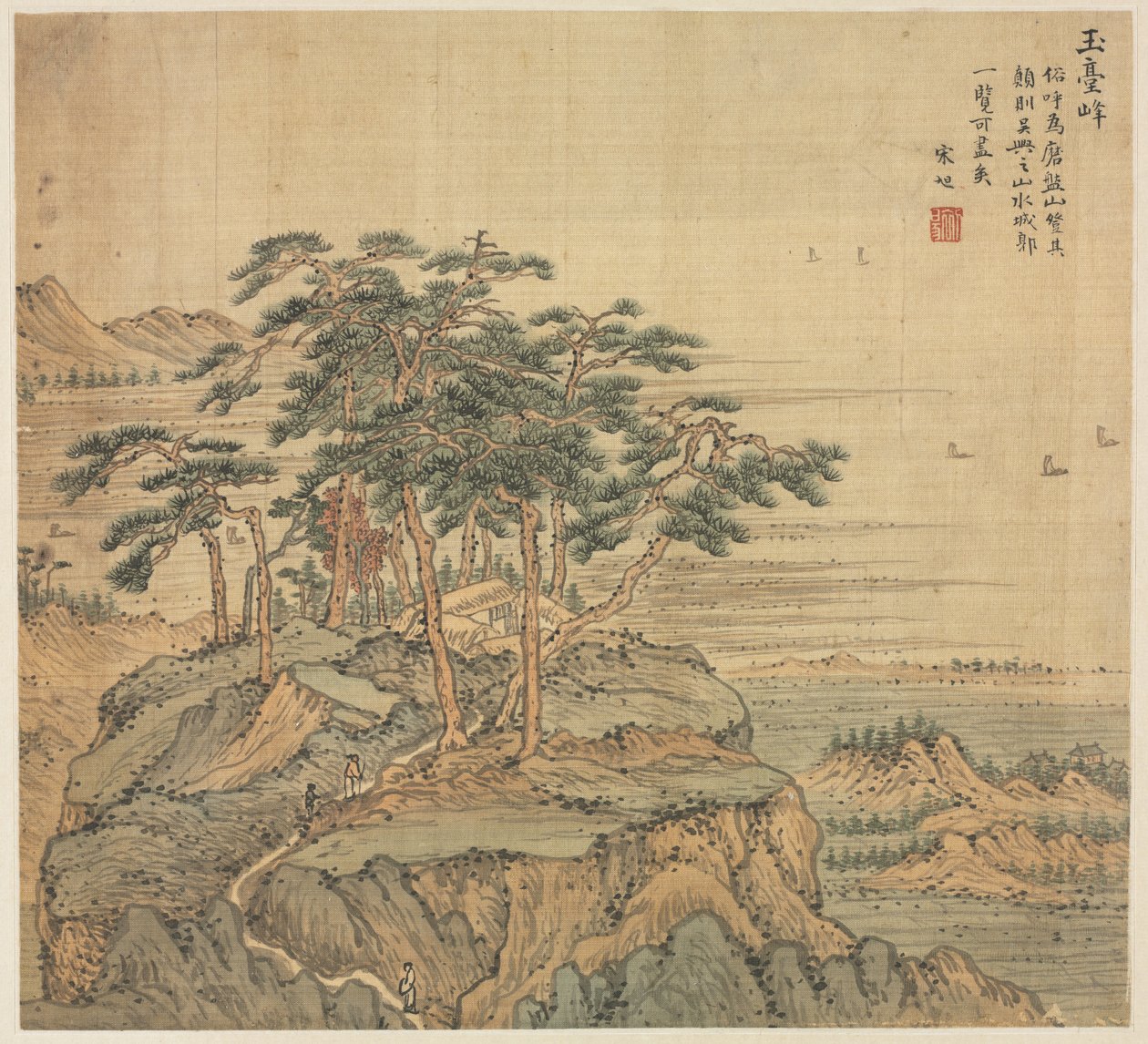 Yutai Peak Jade Terrace Peak, 1500-as évek. alkotó: Song Xu