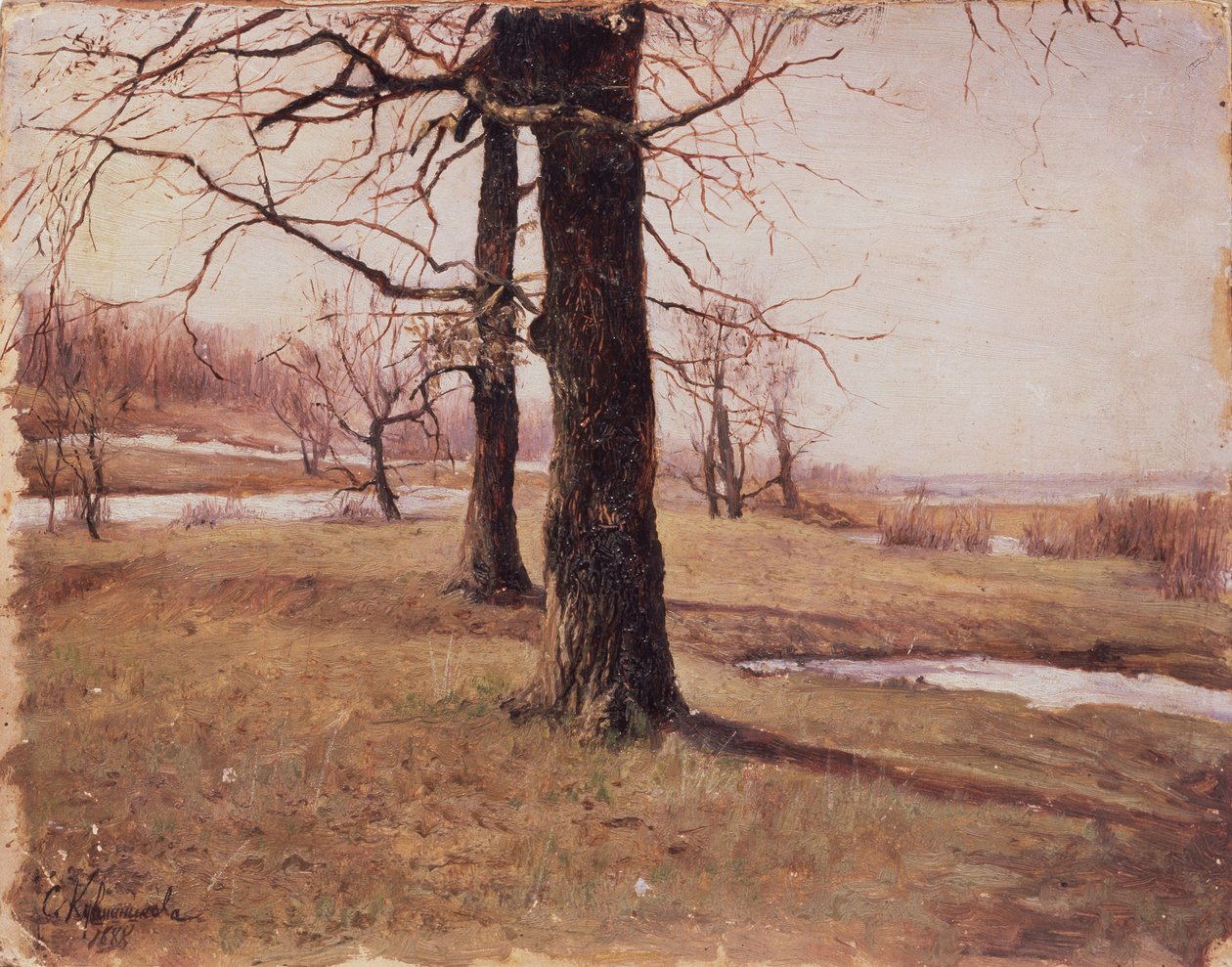 Tavaszi táj, 1888 alkotó: Sophia Petrovna Kuvshinnikova