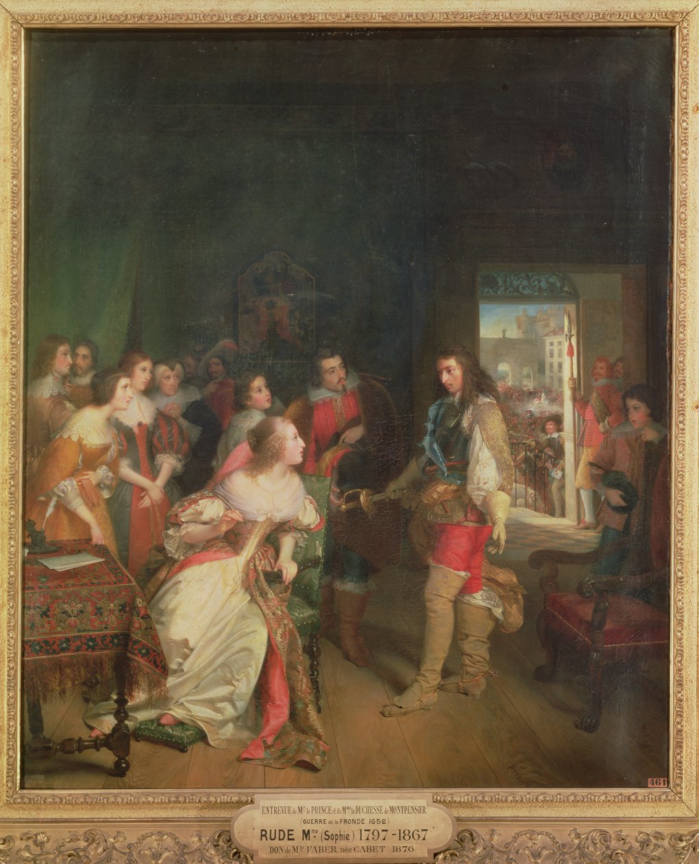 II. Bourbon Lajos (1621-86) és Anne-Marie-Louise d