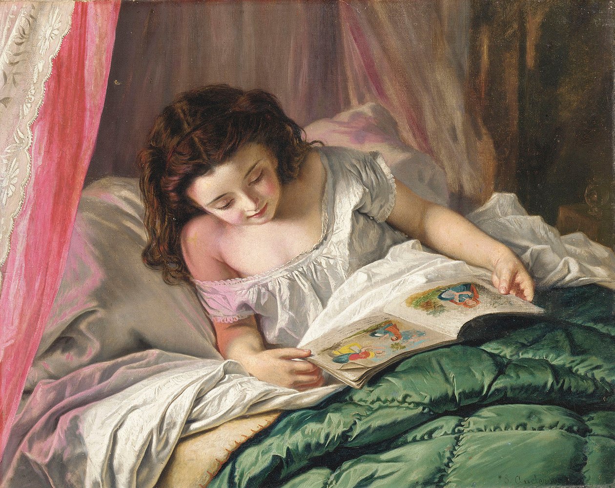 Olvasási idő alkotó: Sophie Gengembre Anderson