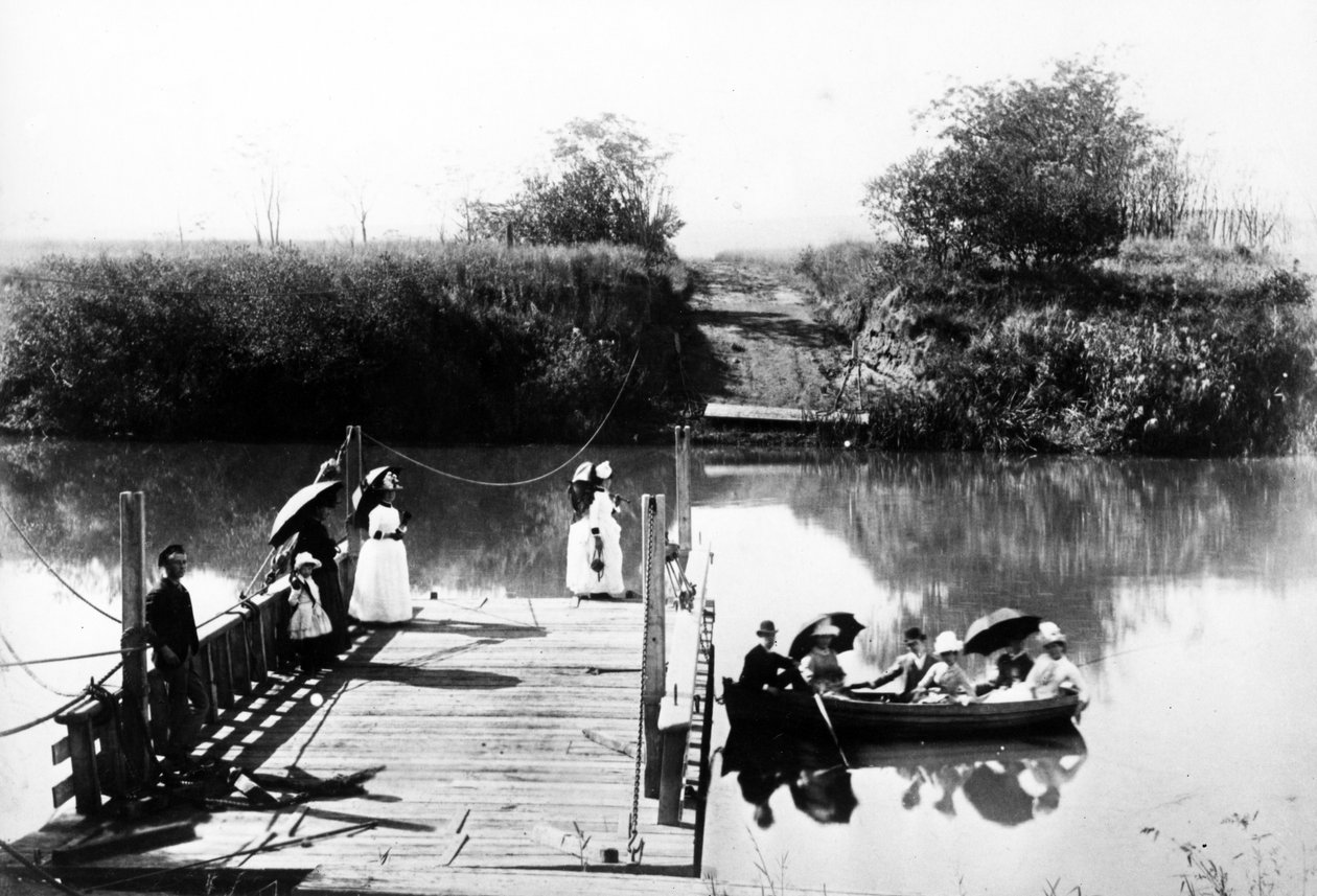 Bains Drift, Natal kolónia, 1895 körül alkotó: South African Photographer