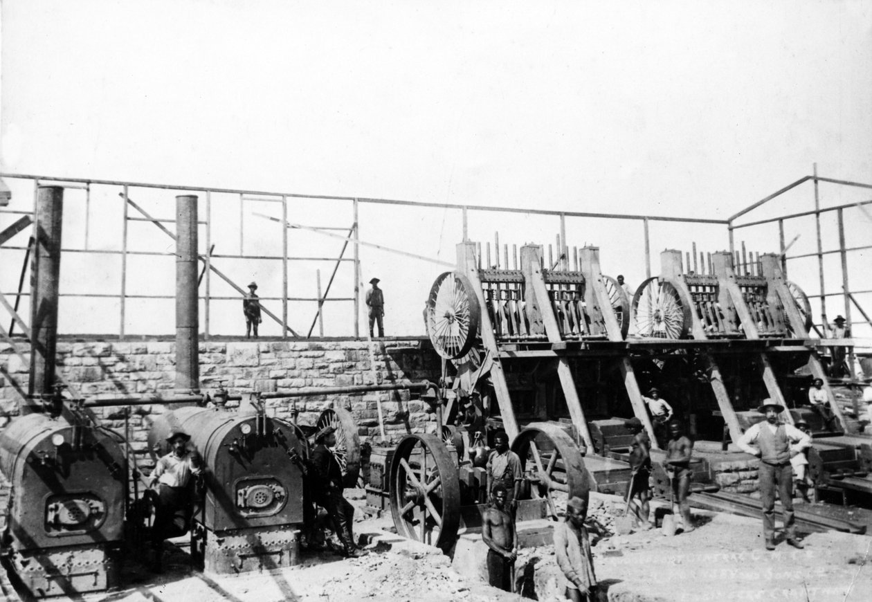 Aranybélyegző malom, Roodepoort Central CMco., 1895 körül alkotó: South African Photographer