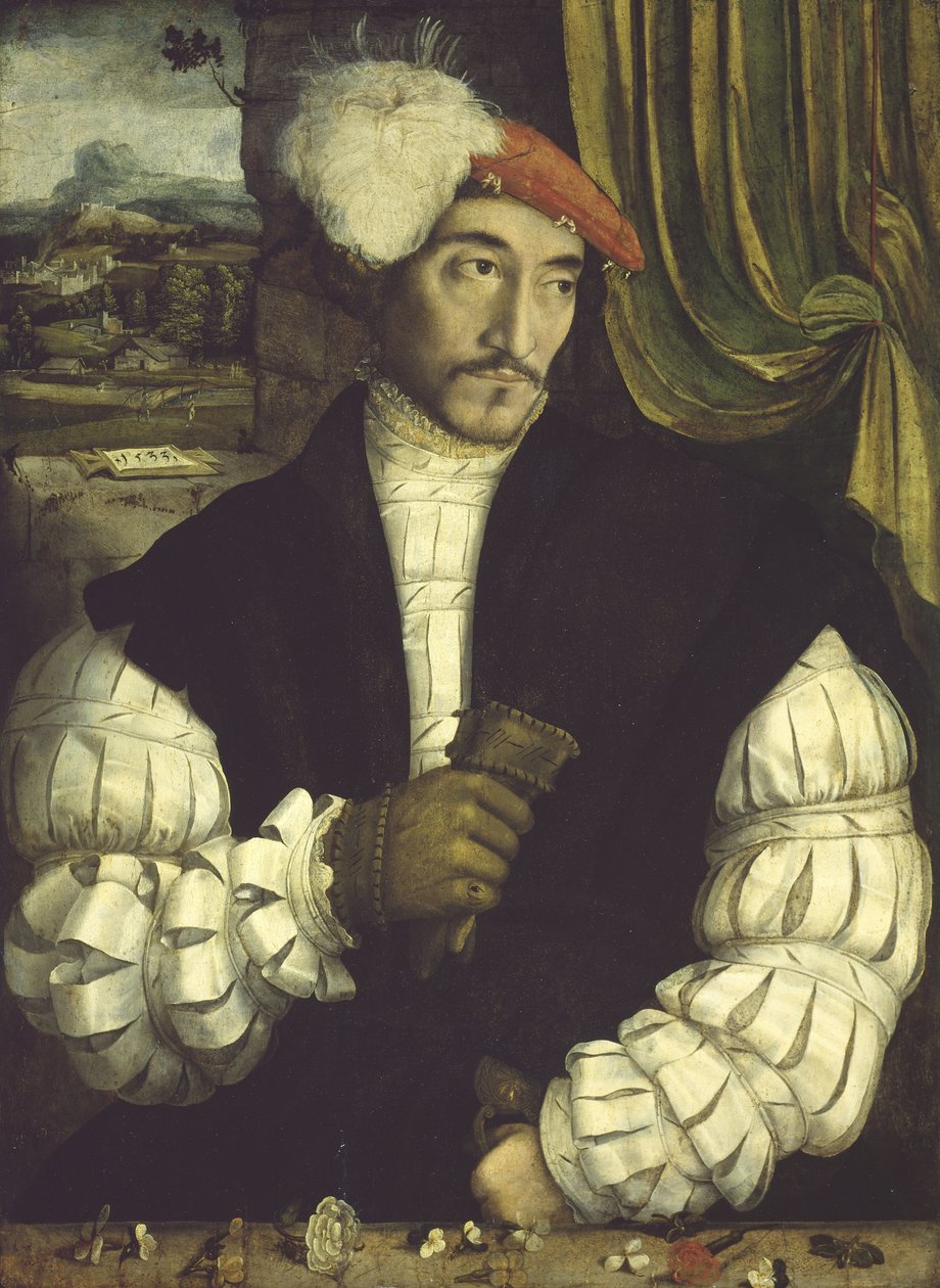 Férfi portré, 1533 alkotó: South German School
