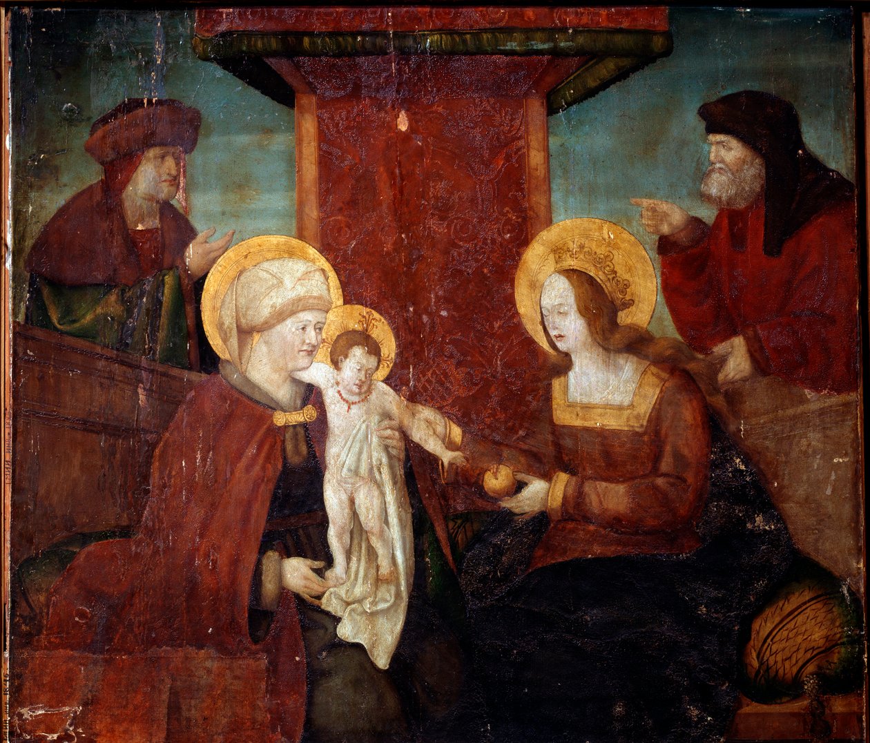 Szent rokonság”, 1520. alkotó: South German master