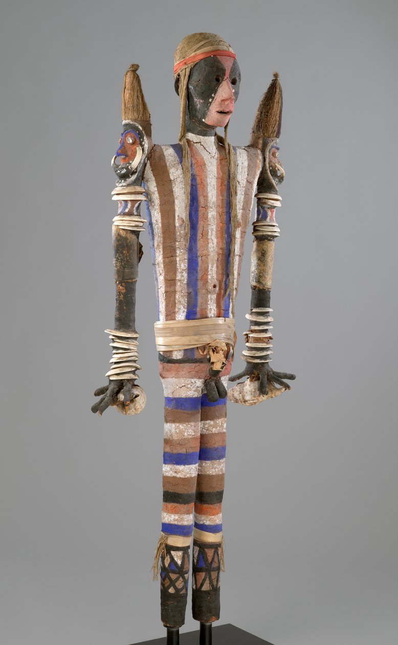 Rambaramp Effigy figura, készült Malakulában, Vanuatuban alkotó: South Pacific