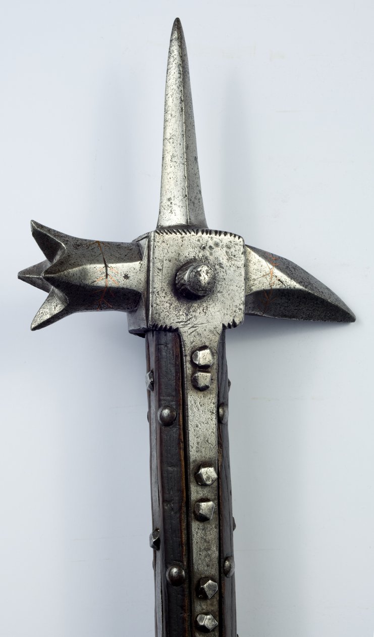 Warhammer for Foot Combat, 1440 körül (vas és fa réz betéttel) alkotó: Southern European