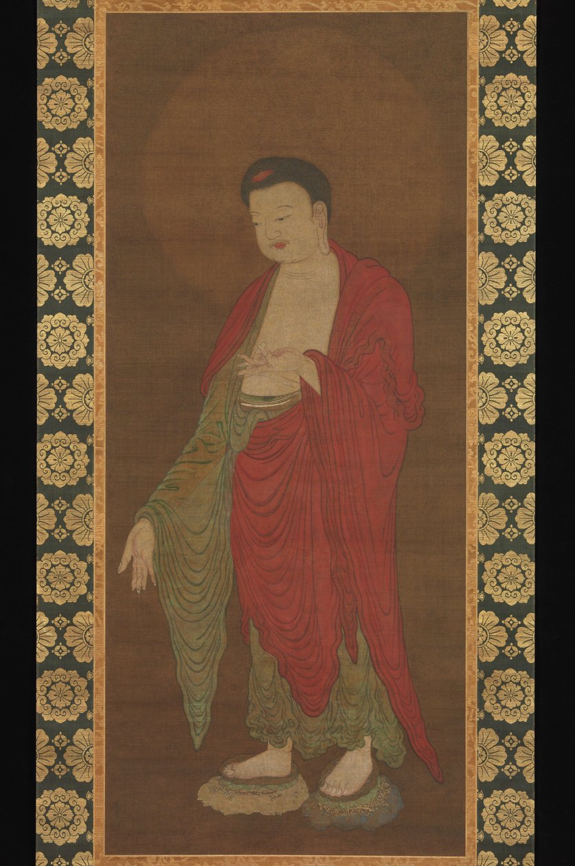 Buddha Amitabha leszáll Tiszta Földjéről alkotó: Southern Song Dynasty Chinese School