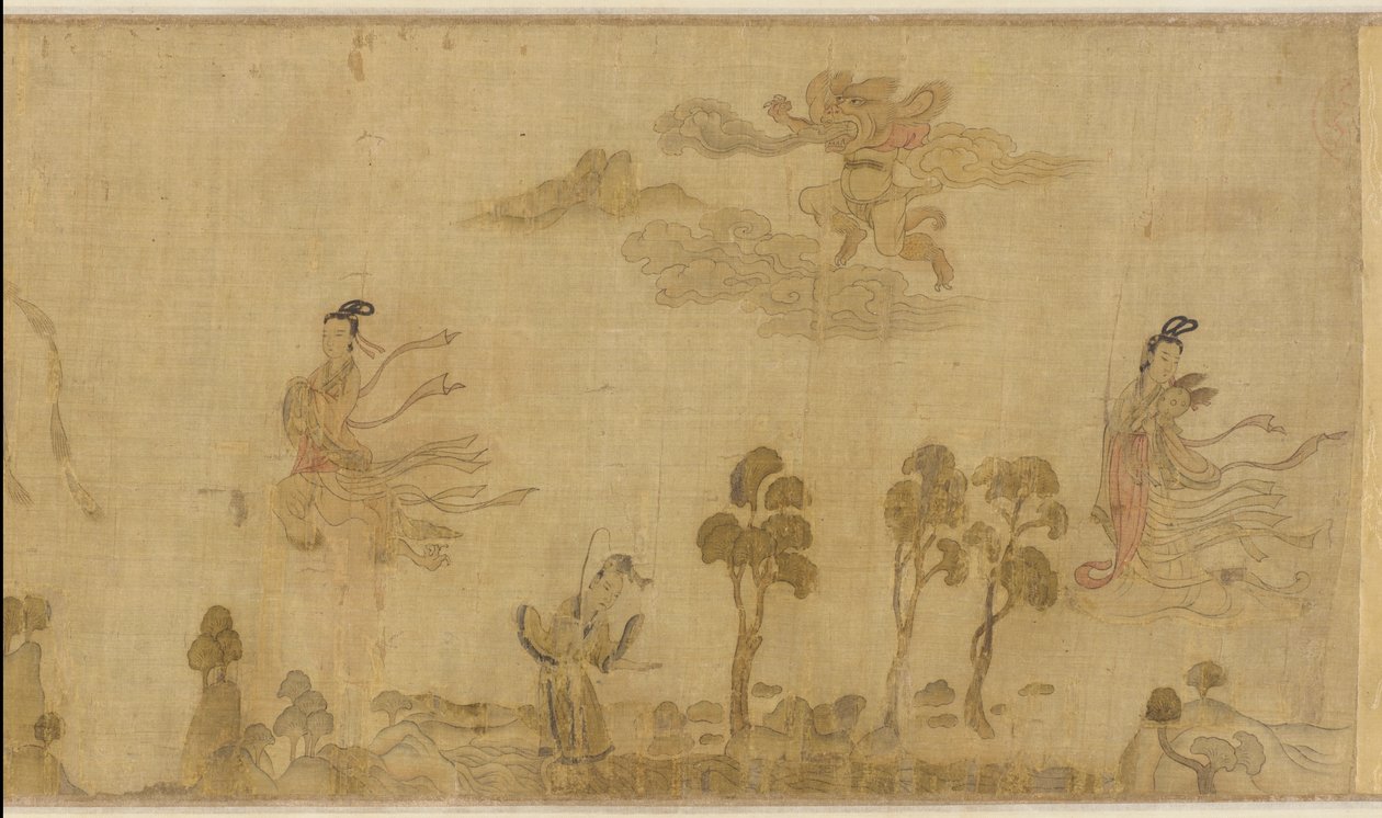 A Luo folyó nimfája, a 12. század közepe és a 13. század közepe alkotó: Southern Song Dynasty Chinese School