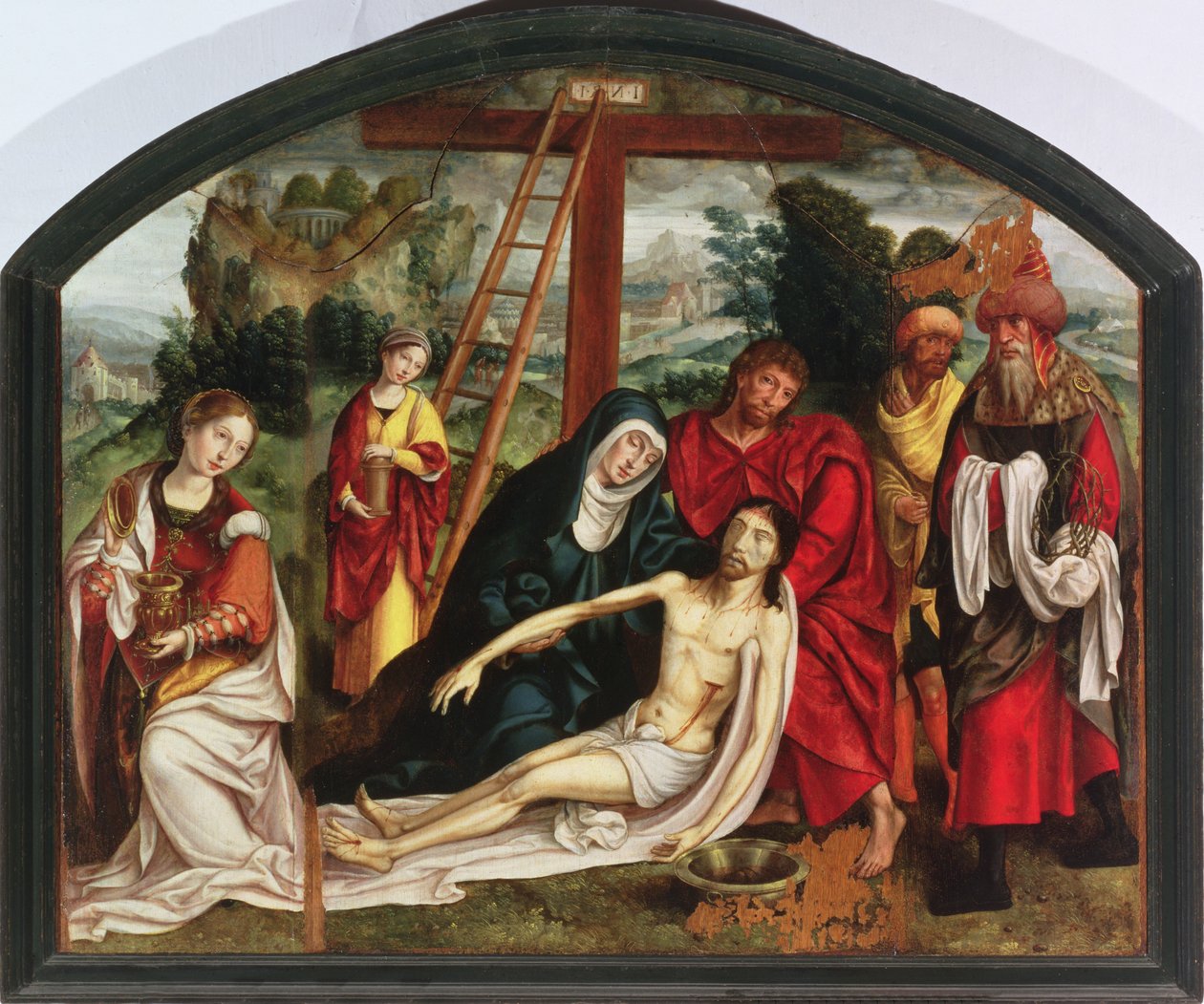 A keresztről való leszállás (panel) alkotó: Spanish School