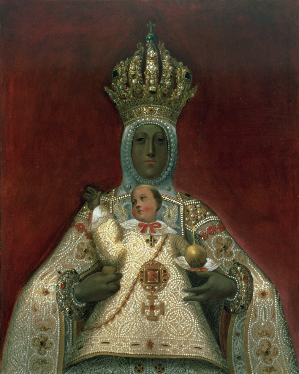 Madonna és gyermeke alkotó: Spanish School
