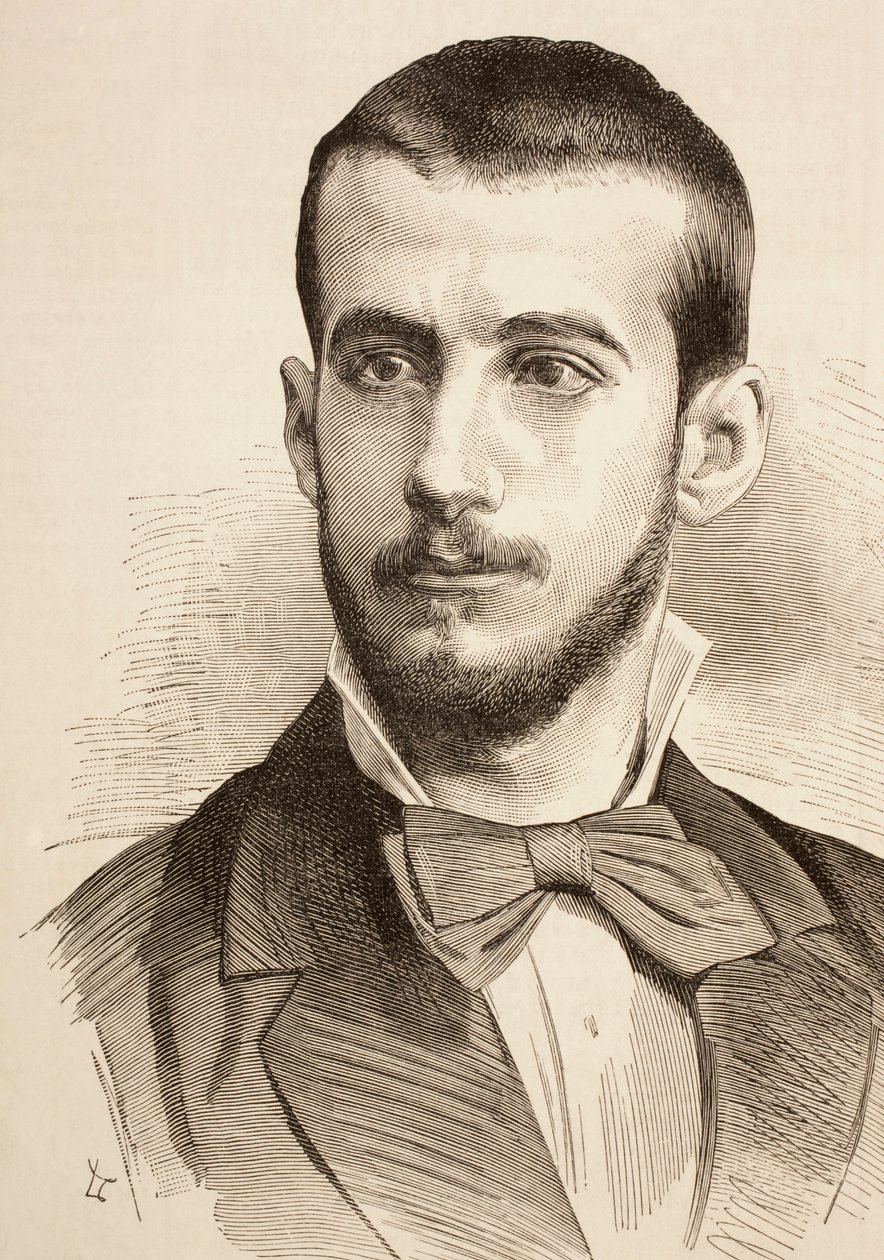 Marcelino Menendez y Pelayo, az 1881-es „La Ilustracion Espanola y Americana”-ból alkotó: Spanish School