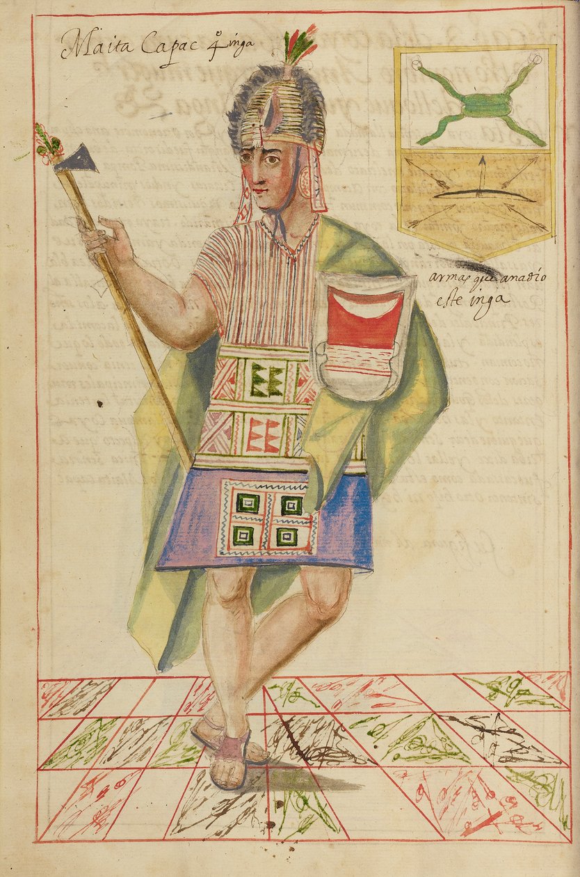 Mayta Capac, 1616 alkotó: Spanish School