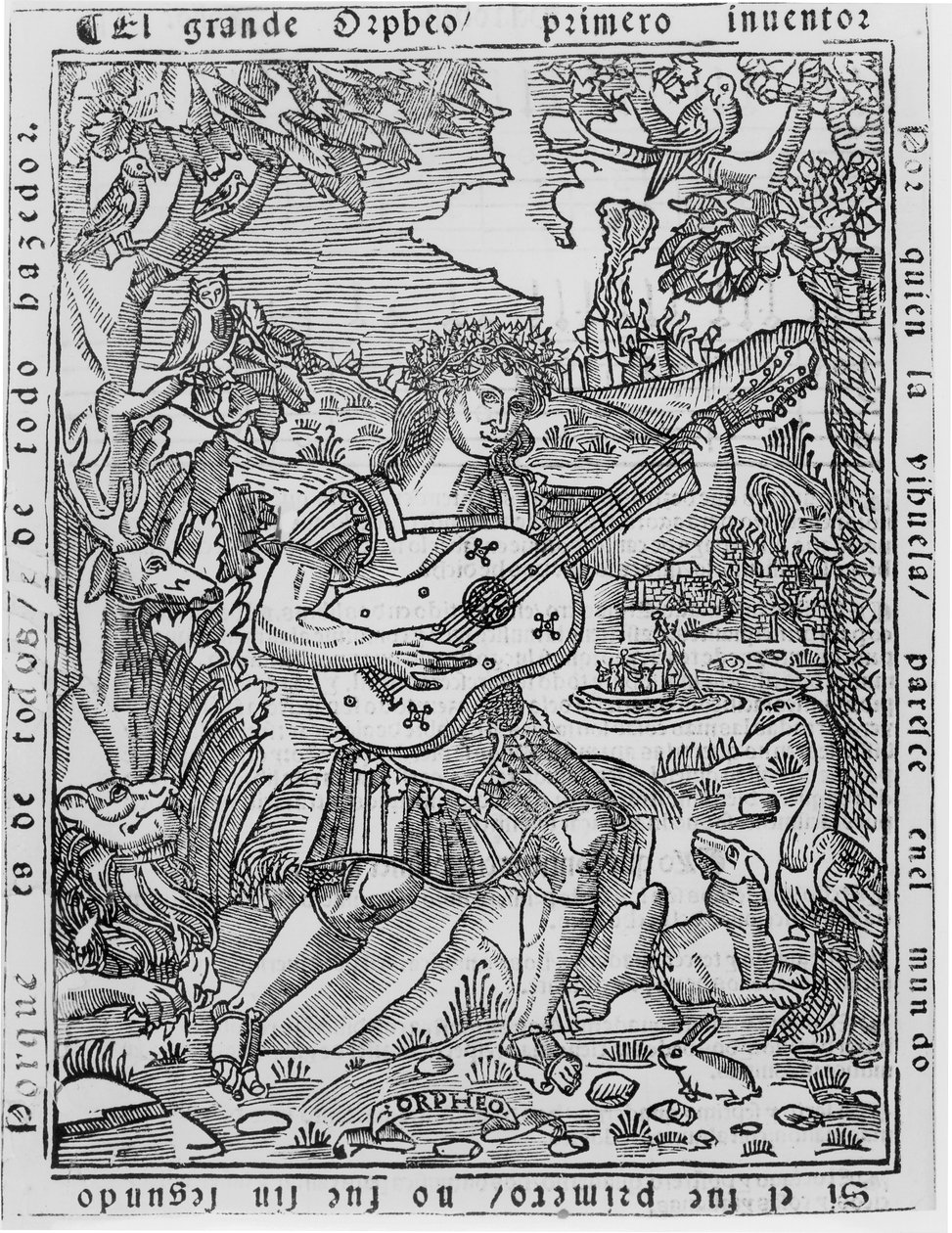 Orpheus zenél alkotó: Spanish School