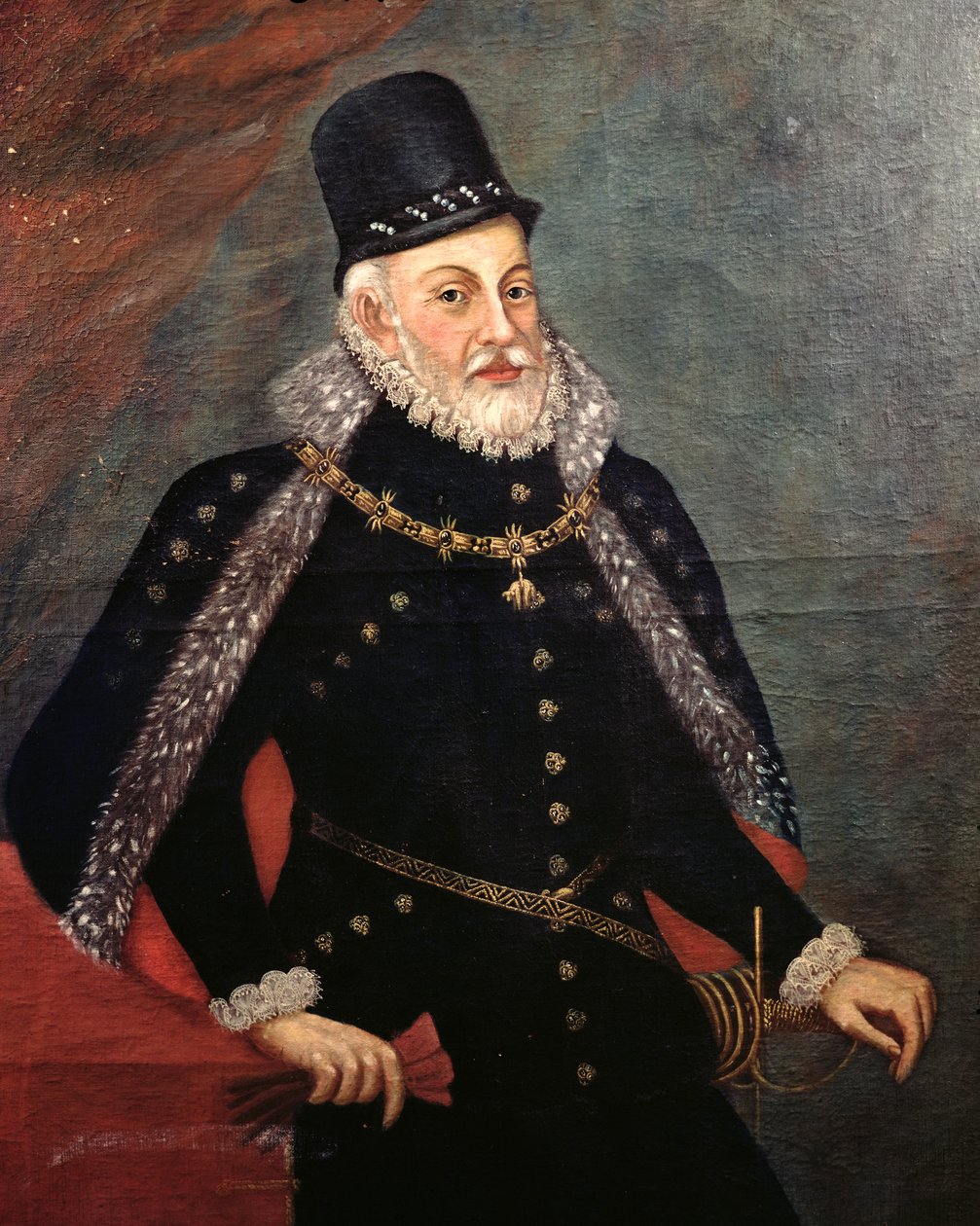 II. Fülöp (1527-98) spanyol portréja alkotó: Spanish School