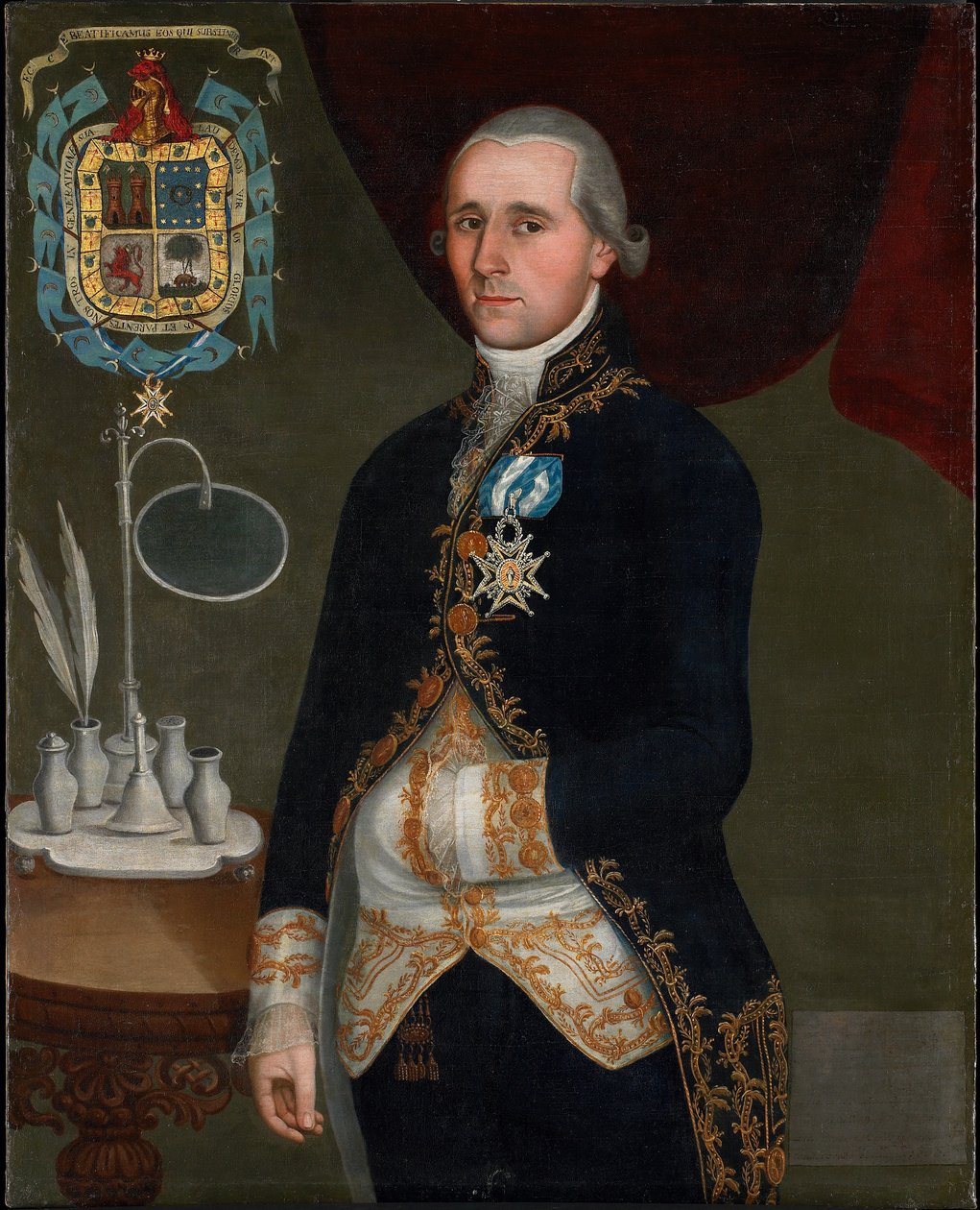 Agrada hercegének portréja, 1805 körül alkotó: Spanish School