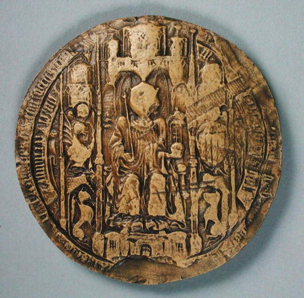 Jean II (1397-1479) navarra királyának pecsétje alkotó: Spanish School