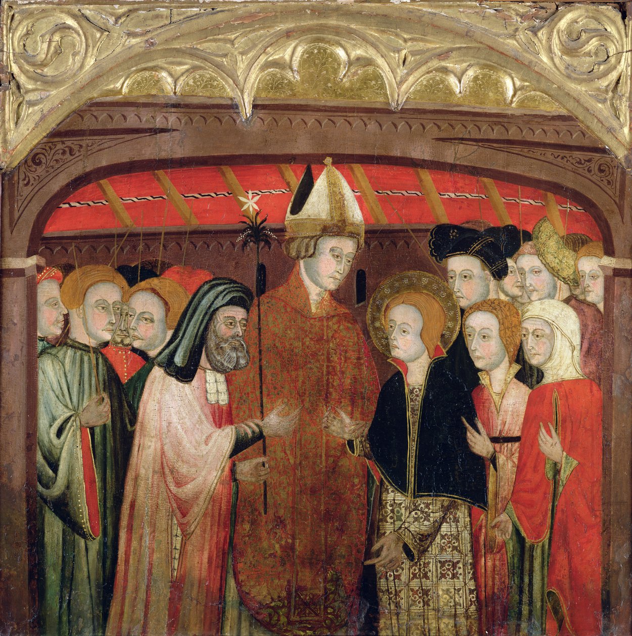 A Szűzanya házassága alkotó: Spanish School