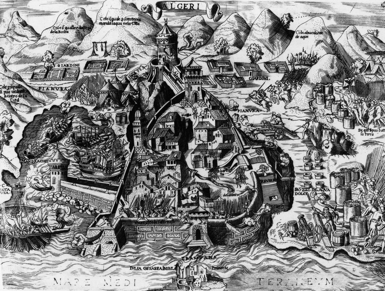 A spanyol kísérlet Algír elfoglalására, 1541 alkotó: Spanish School