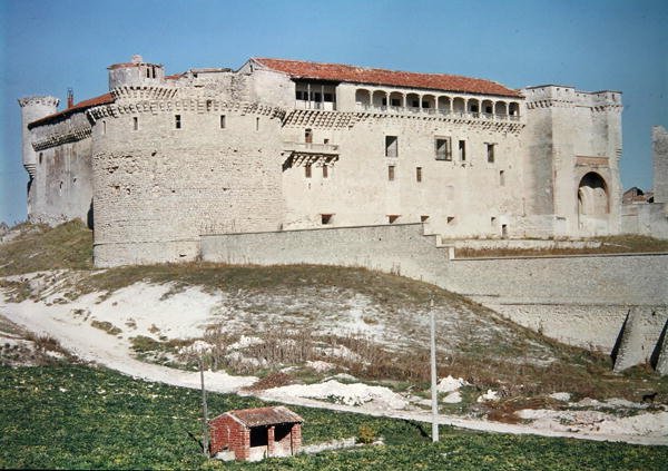 Kilátás a kastélyra alkotó: Spanish School