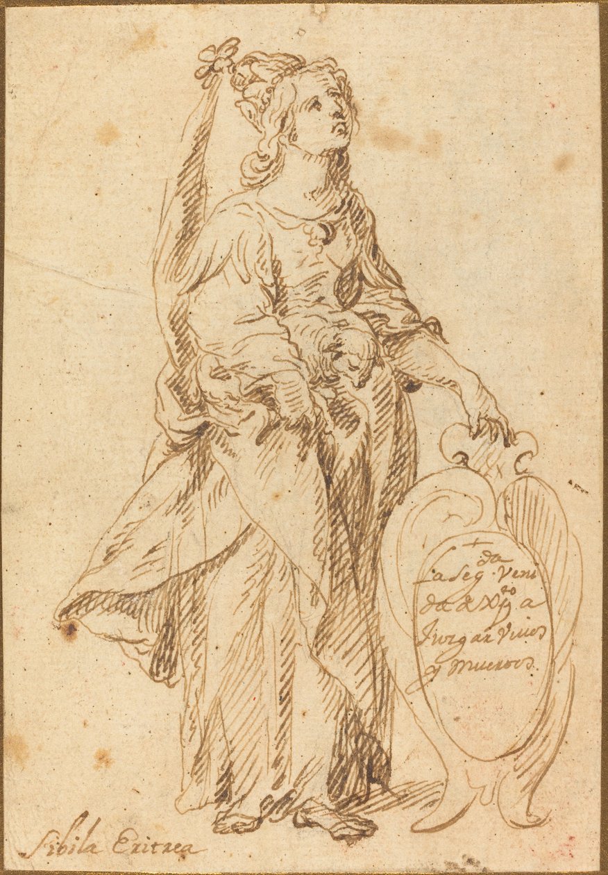 Eritreai Szibilla alkotó: Spanish 17th Century