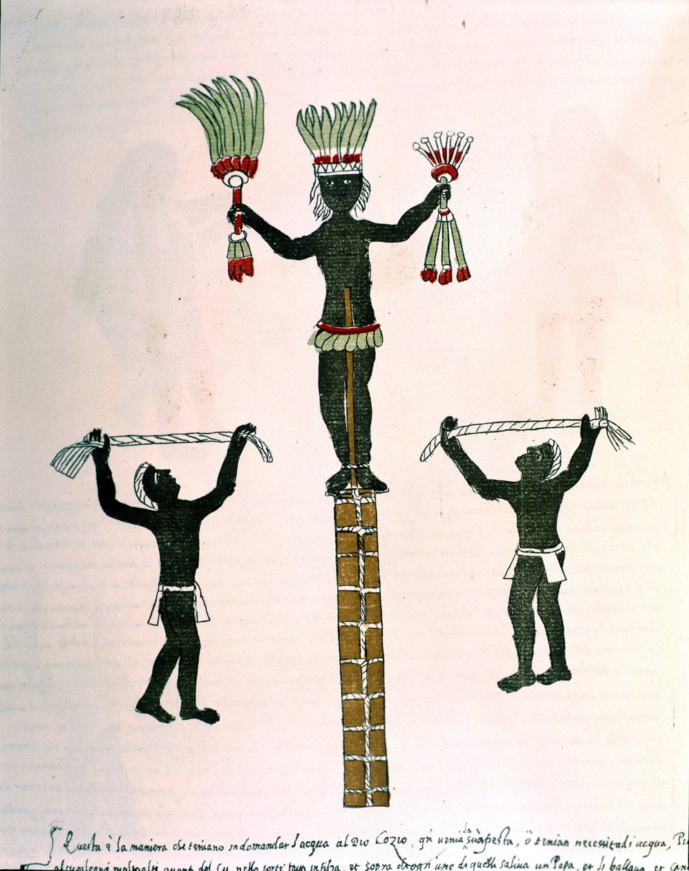 Azték játékok a Codex Vaticanus 3738-ban (Codex Vat. Rios.). Fakszimile Pedro de los Rios domonkos kéziratáról, 1570 és 1589 között, Bibl. Vatikán. alkotó: Spanish School