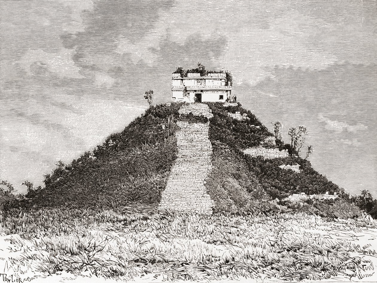 Chichen Itza, Yucatán, Mexikó: El Castillo, más néven Kukulkan temploma vagy Kukulkan piramis alkotó: Spanish School