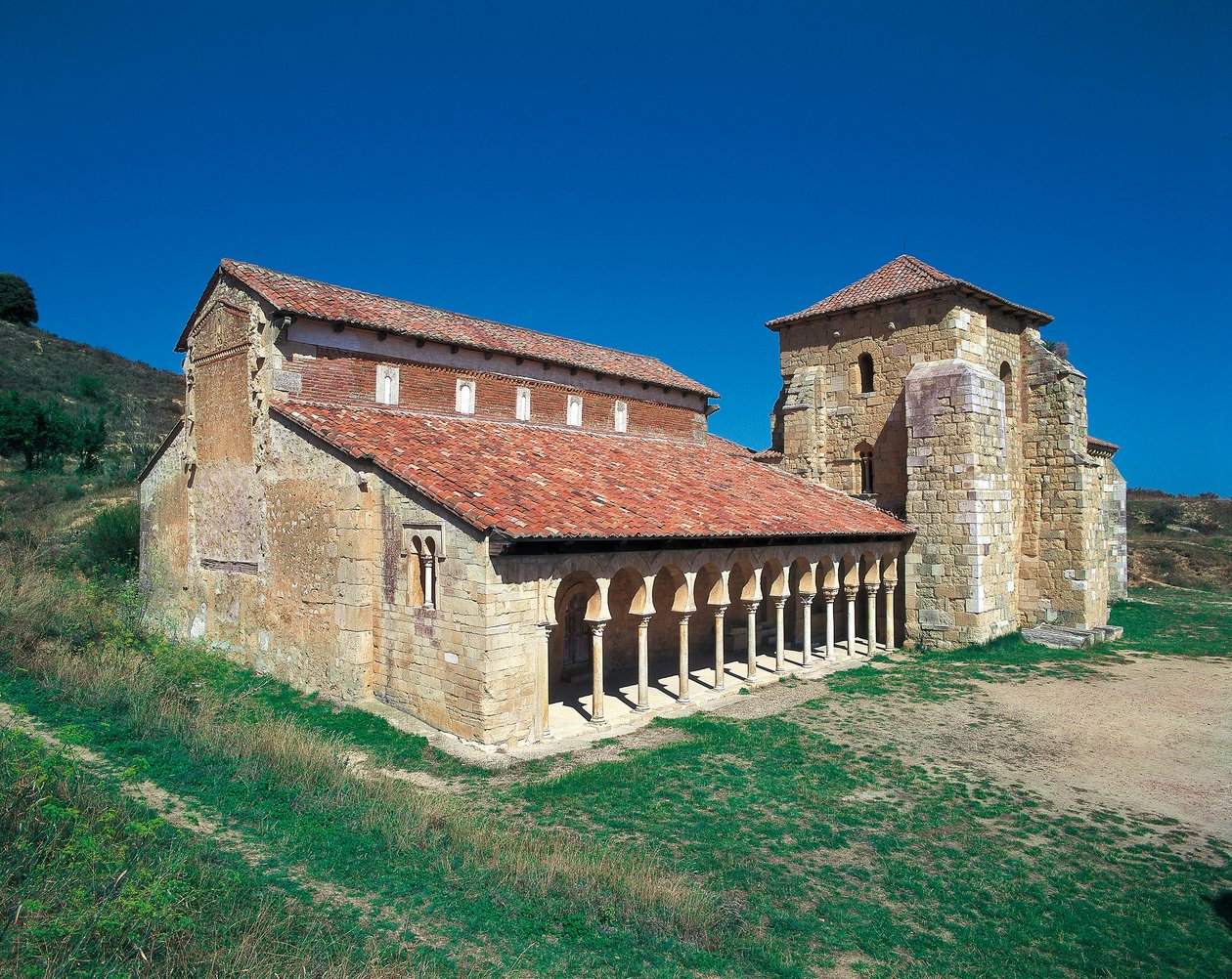 San Miguel de Escalada templom, 913 (fotó) alkotó: Spanish School
