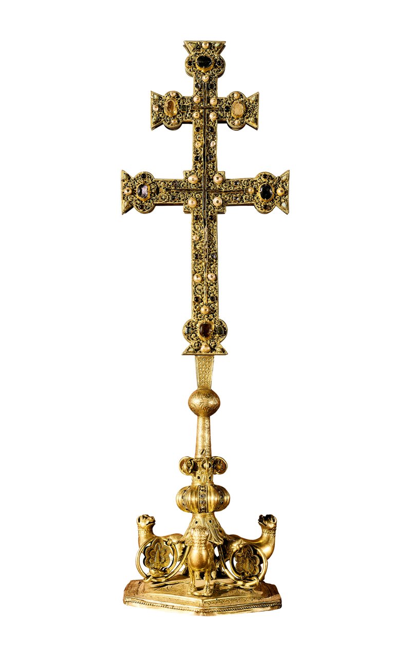"Signum crucis" a ponferradai templomos rend keresztje (Spanyolország) alkotó: Spanish School