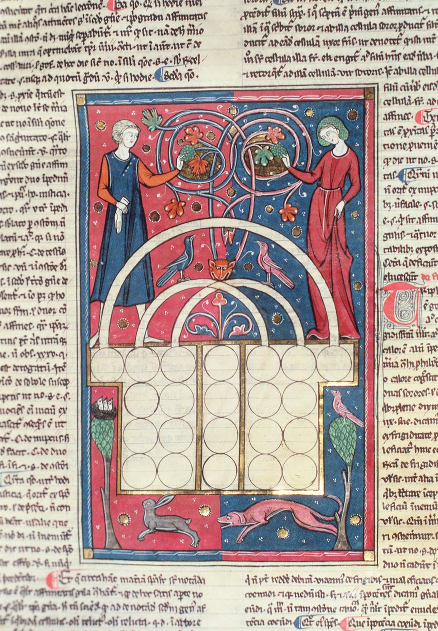 Codex 3 IV. könyv Két nemes szerető (vellum) alkotó: Spanish School