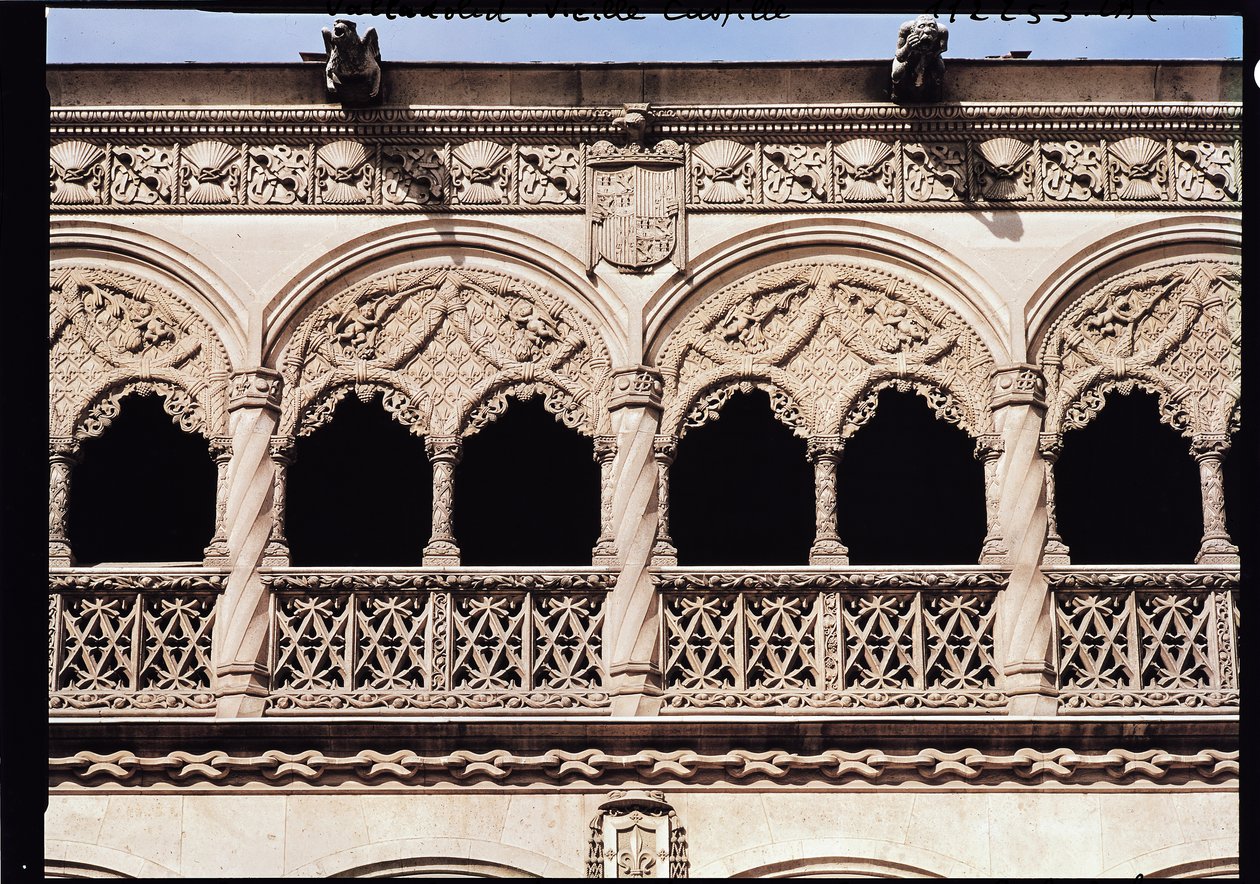Részlet a loggia boltívéről alkotó: Spanish School