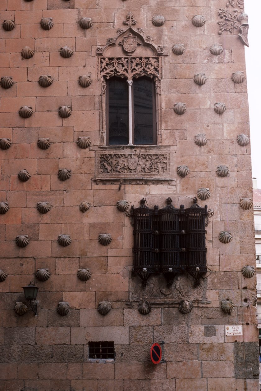 A Casa de las Conchas külső részlete (fotó) alkotó: Spanish School