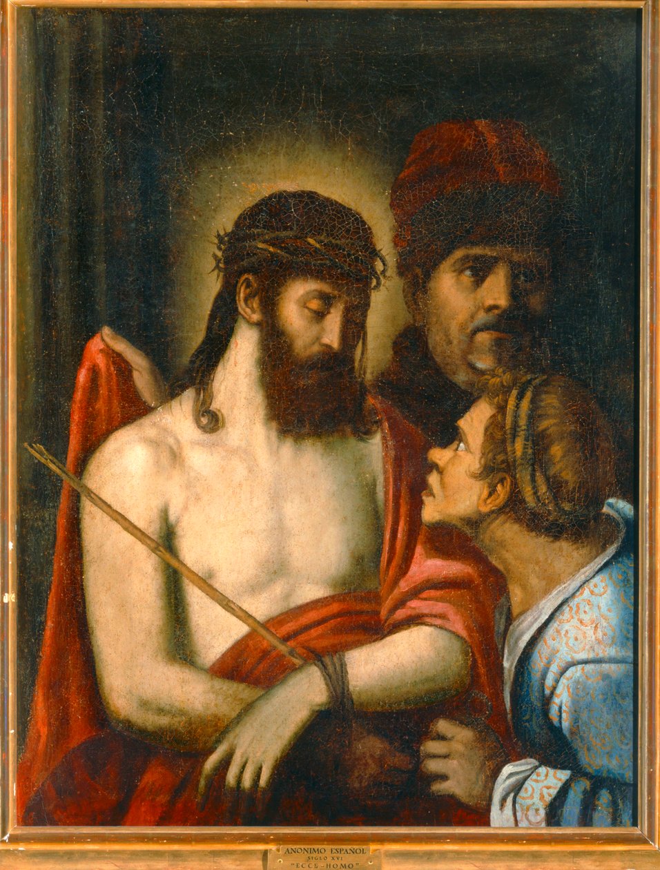Ecce Homo, másolat Tiziano után (festmény) alkotó: Spanish School