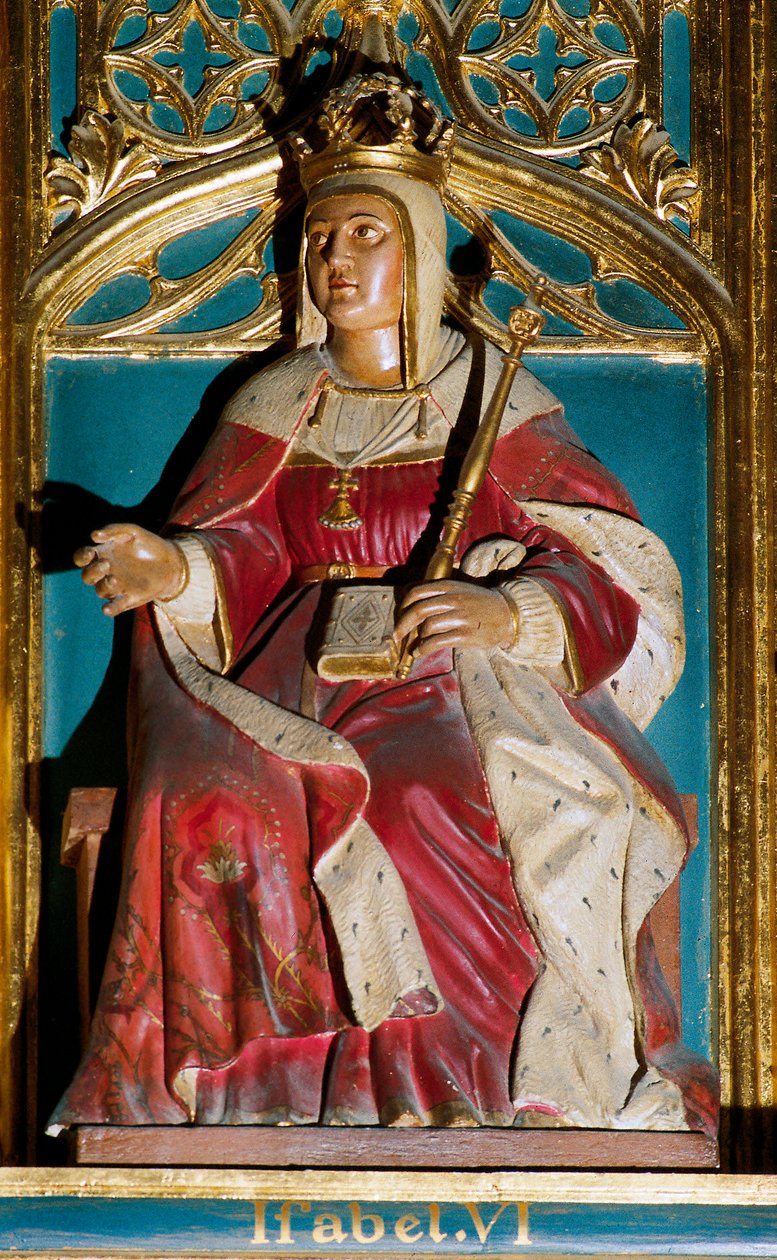 A katolikusnak nevezett I. Izabella (1451-1504) portréja alkotó: Spanish School