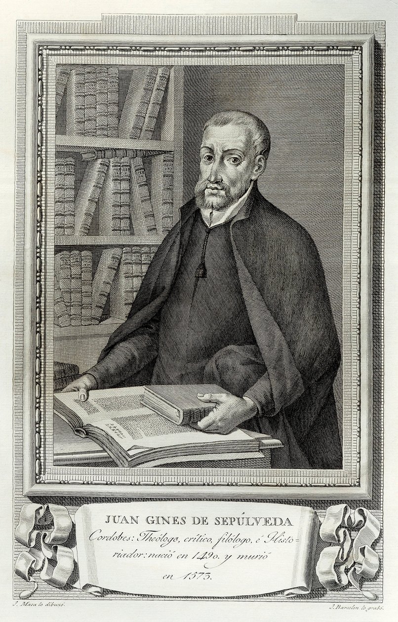 Juan Gines de Sepulveda (1490-1573) spanyol humanista és vallásos portréja alkotó: Spanish School